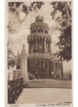  - Budapest - János-hegyi Erzsébet-kilátó (képeslap), Budapest 0 antikvár könyv