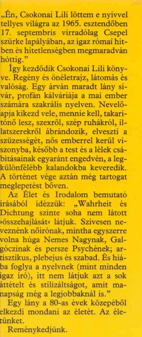 [Esterházy Péter] Csokonai Lili - Tizenhét hattyúk (aláírt) előnézeti kép