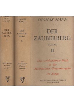 Thomas Mann - Der Zauberberg I-II. Thomas Mann - Der Zauberberg I-II., Stockholm 1939 antikvár könyv