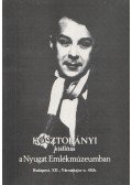 Sára Péter - Kosztolányi kiállítás a Nyugat Emlékmúzeumban