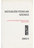 Mentényi Klára - Műemlékvédelmi szemle 2003/1