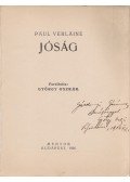 Paul Verlaine - Jóság (György Oszkár által Gárdonyi Gézának dedikált)