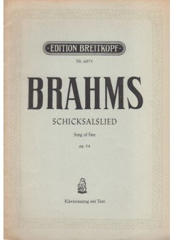 Brahms, Johannes - Schicksalslied Brahms, Johannes - Schicksalslied, Leipzig 1960 antikvár könyv
