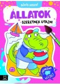 Szilvásy András - Bűvös kifestő - Állatok szeretnek utazni - Fessünk vízzel!