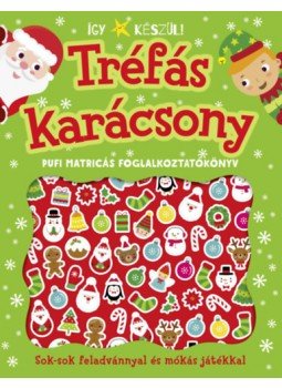  - Így készül! - Tréfás karácsony - Pufi matrciás foglalkoztatókönyv, null 2022 antikvár könyv
