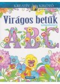 Marty Noble - Virágos betűk - Színezőkönyv