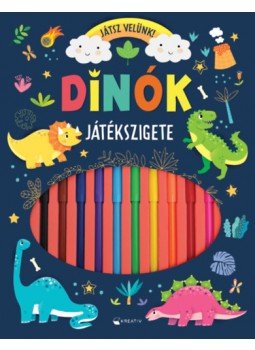 - Dinók játékszigete - Játssz velünk! - Dinók játékszigete - Játssz velünk!, null 2023 antikvár könyv