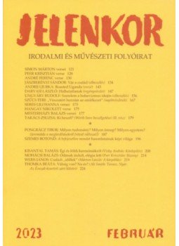  - Jelenkor - Irodalmi és művészeti folyóirat - 2023. február, null 2023 antikvár könyv