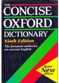 F. G. Fowler,H. W. Fowler - The Concise Oxford Dictionary of Current English