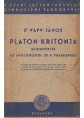 Dr. Papp János - Platon Kritonja