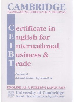  - Certificate in english for international business & trade, Cambridge 0 antikvár könyv