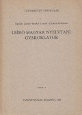 Chikán Zoltánné,Bachát László-Benkő László - Leíró magyar nyelvtani gyakorlatok