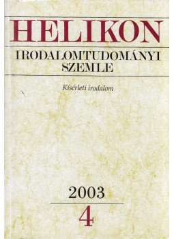 Varga László - Helikon 2003/4 Varga László - Helikon 2003/4, Budapest 2003 antikvár könyv