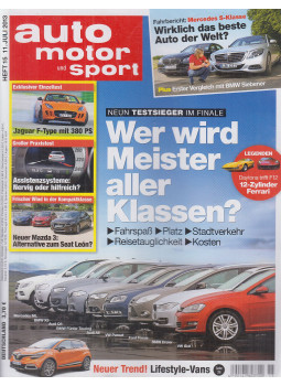 Paul Pietsch, Ralph Alex (szerk.), Jens Katemann (szerk.) - Auto Motor und Sport - Heft 15 11. Juli 2013 Paul Pietsch, Ralph Alex (szerk.), Jens Katemann (szerk.) - Auto Motor und Sport - Heft 15 11. Juli 2013, Stuttgart 2013 antikvár könyv
