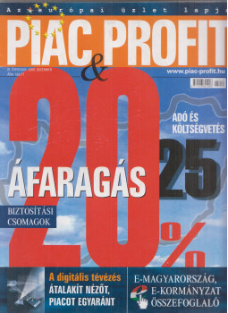 Demcsák Mária - Piac és Profit 2005. december Demcsák Mária - Piac és Profit 2005. december, Budapest 2005 antikvár könyv