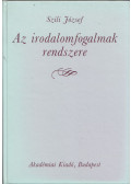 Szili József - Az irodalomfogalmak rendszere (dedikált)