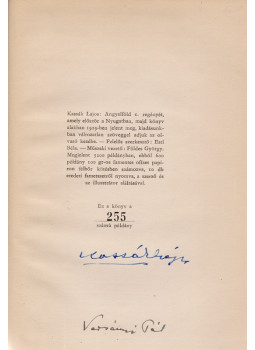 Kassák Lajos - Angyalföld (számozott, aláírt), Budapest 1958 antikvár könyv