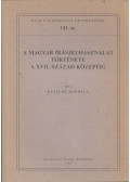 Keszler Borbála - A magyar írásjelhasználat története a XVII. század közepéig