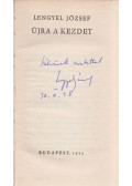 Lengyel József - Újra a kezdet (dedikált)