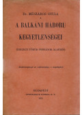 Mészáros Gyula - A balkáni háboru kegyetlenségei