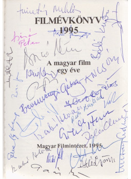  - Filmévkönyv 1995 (sokszorosan aláírt), Budapest 1995 antikvár könyv