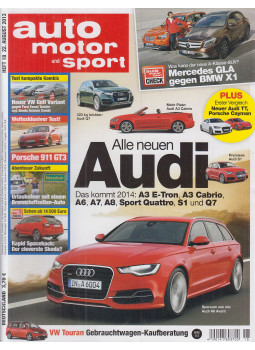 Paul Pietsch, Bernd Ostmann - Auto Motor und Sport - Heft 18 22. August 2013 Paul Pietsch, Bernd Ostmann - Auto Motor und Sport - Heft 18 22. August 2013, Stuttgart 2013 antikvár könyv