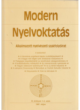 Szépe György - Modern Nyelvoktatás 1997/1-2. Szépe György - Modern Nyelvoktatás 1997/1-2., Budapest 1997 antikvár könyv