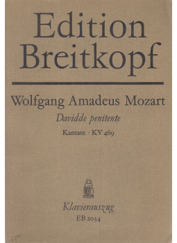Mozart, Wolfgang Amadeus, Ponte, Lorenzo da - Davide penitente Mozart, Wolfgang Amadeus, Ponte, Lorenzo da - Davide penitente, Leipzig 1980 antikvár könyv
