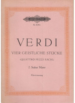 Giuseppe Verdi, Kurt Soldan - Vier geistliche Stücke Giuseppe Verdi, Kurt Soldan - Vier geistliche Stücke, Leipzig 1959 antikvár könyv