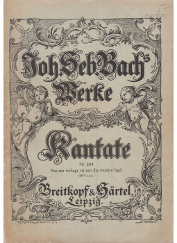 Johann Sebastian Bach - Kantate Nr. 208 Johann Sebastian Bach - Kantate Nr. 208, Leipzig 1958 antikvár könyv