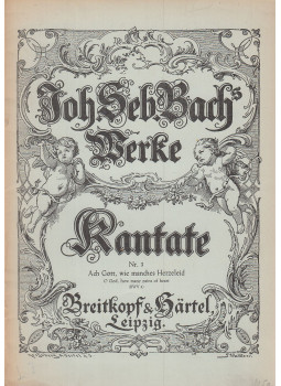 Johann Sebastian Bach - Kantate Nr. 3 Johann Sebastian Bach - Kantate Nr. 3, Leipzig 1958 antikvár könyv