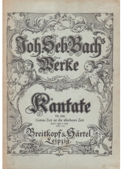 Johann Sebastian Bach - Kantate Nr. 106 Johann Sebastian Bach - Kantate Nr. 106, Leipzig 1960 antikvár könyv
