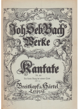 Johann Sebastian Bach - Kantate Nr. 80 Johann Sebastian Bach - Kantate Nr. 80, Leipzig 1960 antikvár könyv