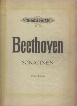 Beethoven, Ludwig van, Köhler, Louis, Ruthardt, Adolf - Sonatinen Beethoven, Ludwig van, Köhler, Louis, Ruthardt, Adolf - Sonatinen, Leipzig 1952 antikvár könyv