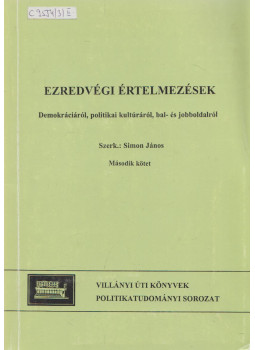 Simon János - Ezredvégi értelmezések II. Simon János - Ezredvégi értelmezések II., null 2001 antikvár könyv