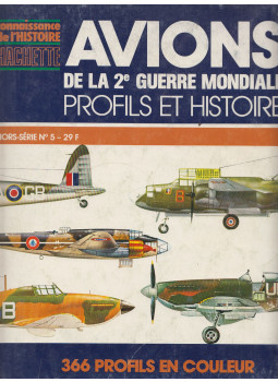 C. de Montety - Avions militaires de la 2e Guerre Mondiale: profils et histoire Hors-Série No. 5, Paris 1981 antikvár könyv
