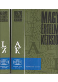 Juhász József,Kovalovszky Miklós,O. Nagy Gábor,Szőke István - Magyar értelmező kéziszótár I-II. kötet