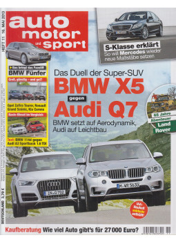 Paul Pietsch, Bernd Ostmann - Auto Motor und Sport - Heft 11 16. Mai 2013 Paul Pietsch, Bernd Ostmann - Auto Motor und Sport - Heft 11 16. Mai 2013, Stuttgart 2013 antikvár könyv