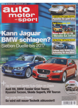 Paul Pietsch, Jens Katemann (szerk.) - Auto Motor und Sport - Heft 5 19. Februar 2015 Paul Pietsch, Jens Katemann (szerk.) - Auto Motor und Sport - Heft 5 19. Februar 2015, Stuttgart 2015 antikvár könyv