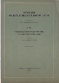 Bajcsay Pál,Fazekas Ferenc (szerk.) - Műszaki matematikai gyakorlatok A. VI.