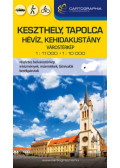 Cartographia Kiadó - Keszthely, Tapolca, Hévíz, Kehidakustány várostérkép