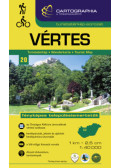 Cartographia Kiadó - Vértes turistatérkép - Fényképes településismertetők