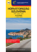 Cartographia Kiadó - Horvátország, Szlovénia keményborítós autótérkép