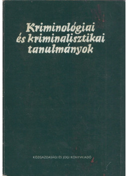 Gödöny József - Kriminológiai és kriminalisztikai tanulmányok XVI., null 1979 antikvár könyv