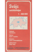 Domokos György,Szép János - Svájc autótérképe (1: 400 000)