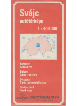 Domokos György, Szép János - Svájc autótérképe (1: 400 000) Domokos György, Szép János - Svájc autótérképe (1: 400 000), Budapest 1985 antikvár könyv