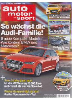 Paul Pietsch, Jens Katemann (szerk.) - Auto Motor und Sport - Heft 7 19. März 2015 Paul Pietsch, Jens Katemann (szerk.) - Auto Motor und Sport - Heft 7 19. März 2015, Stuttgart 2015 antikvár könyv
