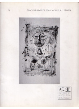  - 24. Grafikai árverés 2006. április 21. péntek, Budapest 2006 antikvár könyv
