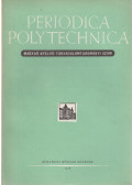 Devics József - Periodica Polytechnica