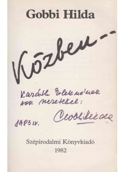 Gobbi Hilda - Közben... (dedikált) Gobbi Hilda - Közben... (dedikált), Budapest 1982 antikvár könyv